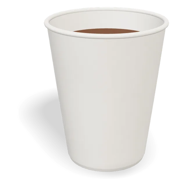 Single wall paper cup, PE